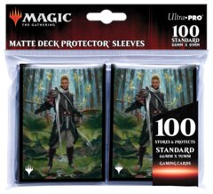 100 Count Matte Deck Protector Sleeves - Grand Master Of Flowers
